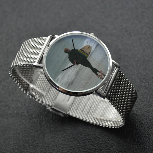Surf’s Up - Waterproof Quartz Stainless Steel Band Watch Printy6 Lifestyle - Tracy McCrackin Photography