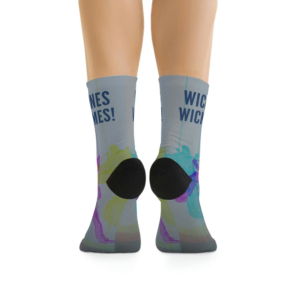 Wicked Lines Socks Printify All Over Prints - Tracy McCrackin Photography