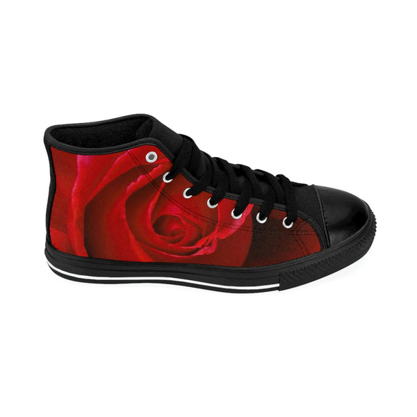 Custom Rose Women's High-top Sneakers Printify Shoes - Tracy McCrackin Photography