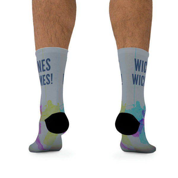 Wicked Lines Socks Printify All Over Prints - Tracy McCrackin Photography