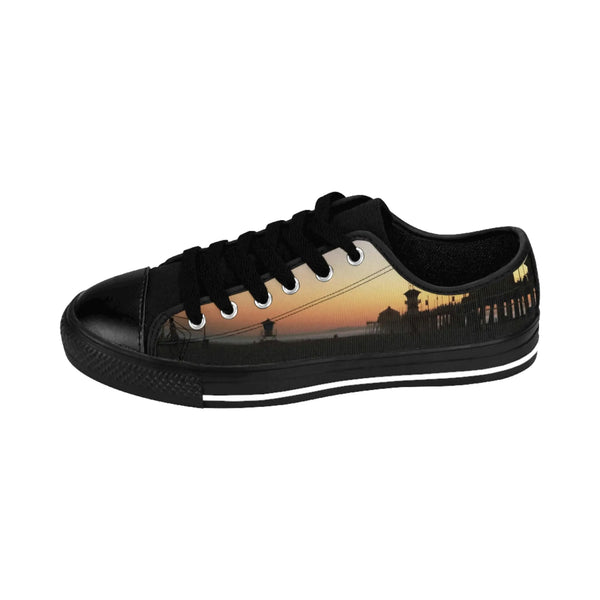 Huntington Beach Surfsider Men's Sneakers Printify Shoes - Tracy McCrackin Photography
