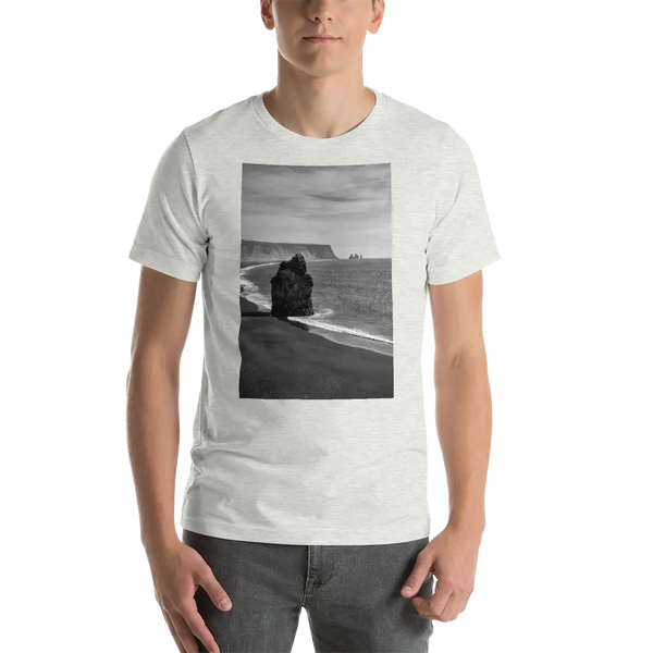 Black Beach Short-Sleeve T-Shirt Printful Clothing - Tracy McCrackin Photography