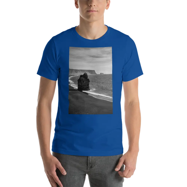 Black Beach Short-Sleeve T-Shirt Printful Clothing - Tracy McCrackin Photography