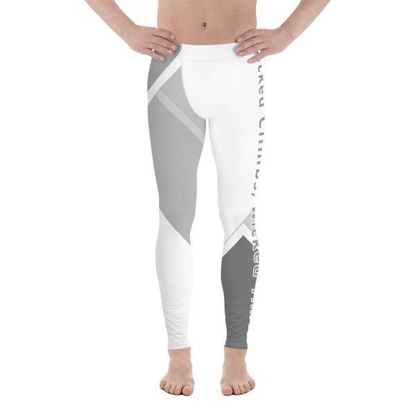 Wicked Climbs Unisex Leggings (White/Grey) Tracy McCrackin Photography Clothing - Tracy McCrackin Photography