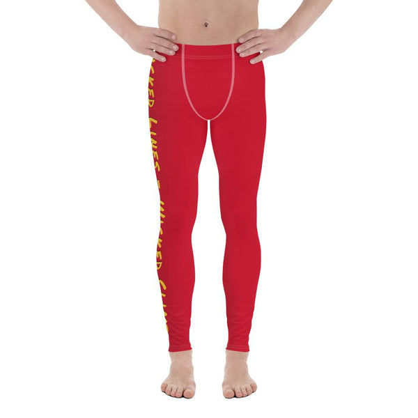 Wicked Lines Unisex Leggings (Red) Tracy McCrackin Photography Clothing - Tracy McCrackin Photography