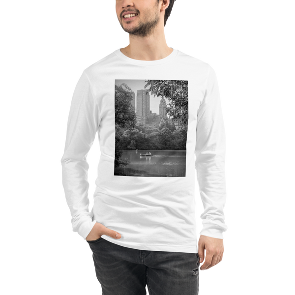 New York Park Crew neck Long Sleeve Tee White / XS Printful Clothing - Tracy McCrackin Photography