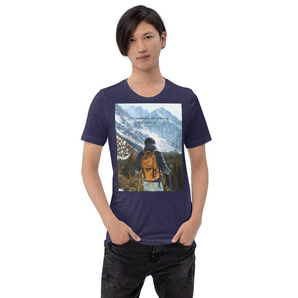 The Mountains are Calling Short-Sleeve Unisex T-Shirt Giclee / Black / XS Tracy McCrackin Photography - Tracy McCrackin Photography