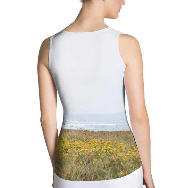 Carmel Cliffs Tank Top - Carmel, California Tracy McCrackin Photography Clothing - Tracy McCrackin Photography