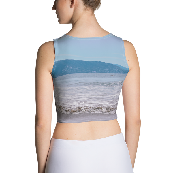 Surfer Summer Crop Top XS Printful Clothing - Tracy McCrackin Photography