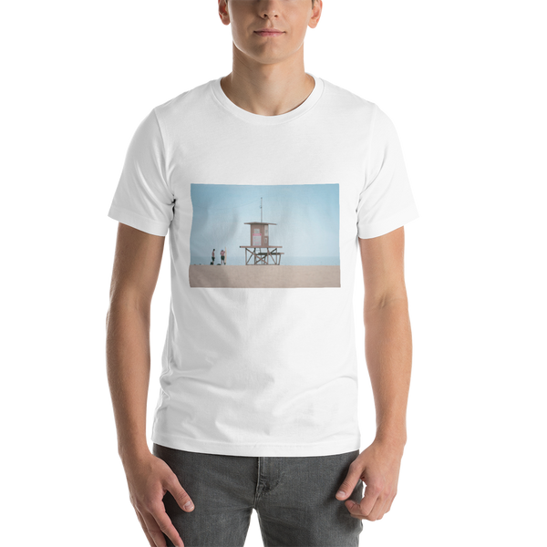 SoCal Beach Shirt, Short-Sleeve Unisex Giclee / White / XS Tracy McCrackin Photography Clothing - Tracy McCrackin Photography
