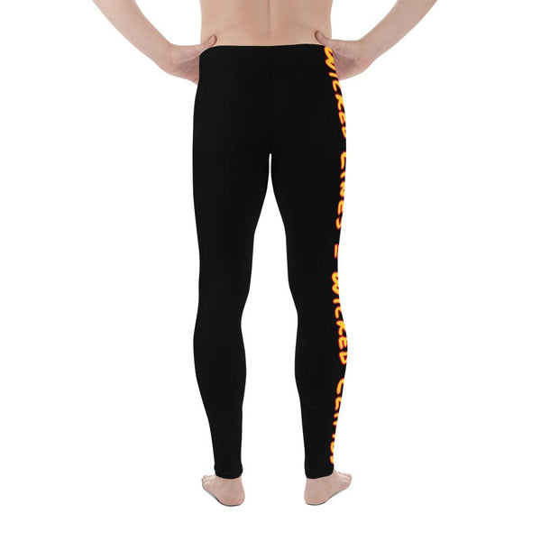 Wicked Lines Unixex Leggings (Black) Tracy McCrackin Photography Clothing - Tracy McCrackin Photography