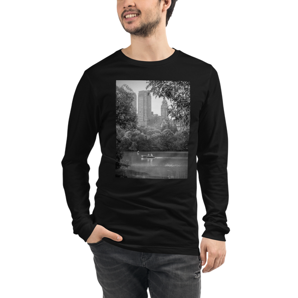 New York Park Crew neck Long Sleeve Tee White / XS Printful Clothing - Tracy McCrackin Photography