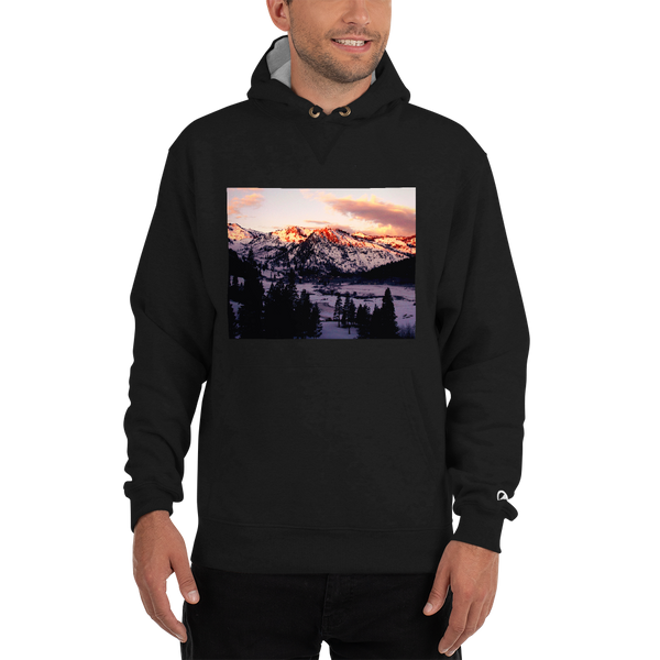 Squaw Creek Hoodie Giclee / Black / S Printful Clothing - Tracy McCrackin Photography