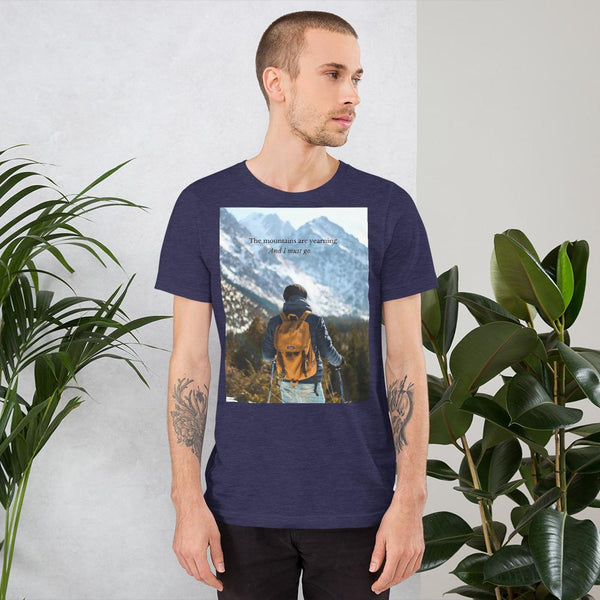 The Mountains are Calling Short-Sleeve Unisex T-Shirt Giclee / Black / XS Tracy McCrackin Photography - Tracy McCrackin Photography