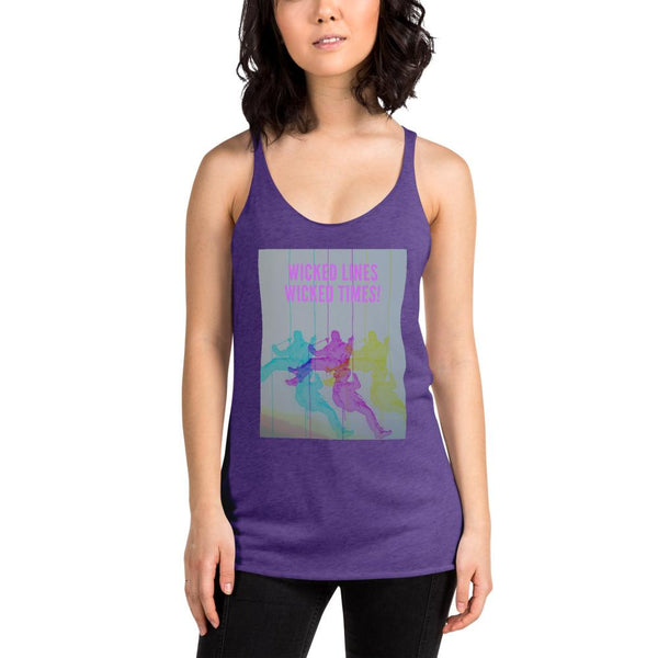 Wicked Times Women's Racerback Tank Giclee / Vintage Purple / XS Tracy McCrackin Photography - Tracy McCrackin Photography