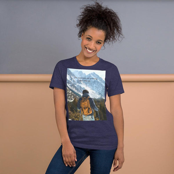 The Mountains are Calling Short-Sleeve Unisex T-Shirt Giclee / Black / XS Tracy McCrackin Photography - Tracy McCrackin Photography