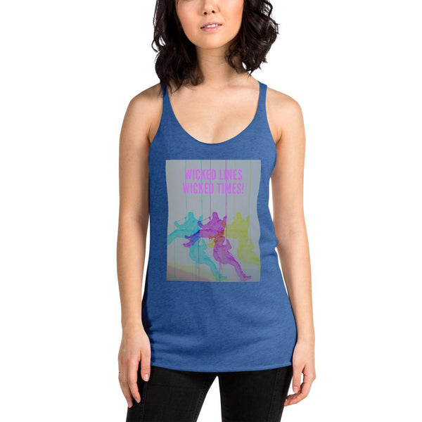 Wicked Times Women's Racerback Tank Giclee / Vintage Navy / XS Tracy McCrackin Photography - Tracy McCrackin Photography