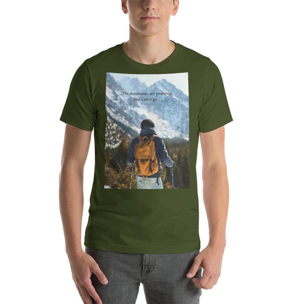 The Mountains are Calling Short-Sleeve Unisex T-Shirt Giclee / Black / XS Tracy McCrackin Photography - Tracy McCrackin Photography
