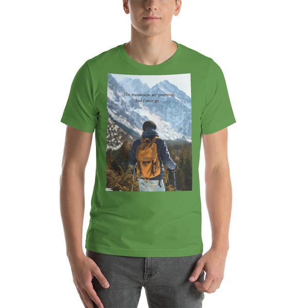 The Mountains are Calling Short-Sleeve Unisex T-Shirt Giclee / Black / XS Tracy McCrackin Photography - Tracy McCrackin Photography