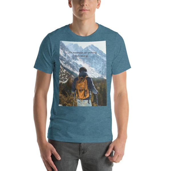 The Mountains are Calling Short-Sleeve Unisex T-Shirt Giclee / Black / XS Tracy McCrackin Photography - Tracy McCrackin Photography