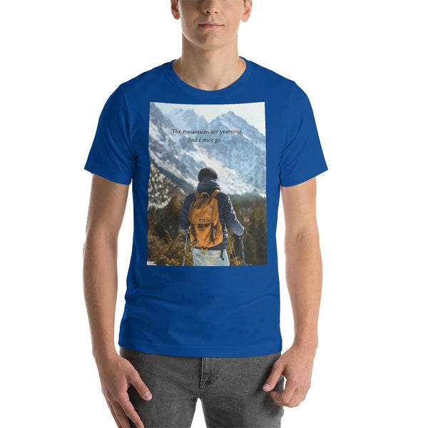 The Mountains are Calling Short-Sleeve Unisex T-Shirt Giclee / Black / XS Tracy McCrackin Photography - Tracy McCrackin Photography