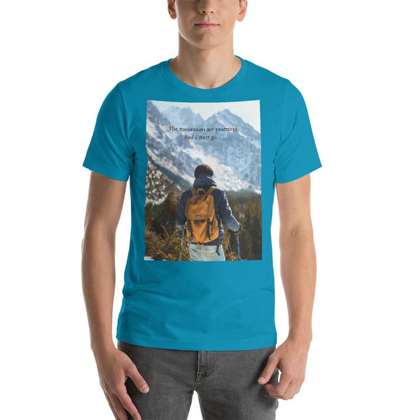 The Mountains are Calling Short-Sleeve Unisex T-Shirt Giclee / Black / XS Tracy McCrackin Photography - Tracy McCrackin Photography