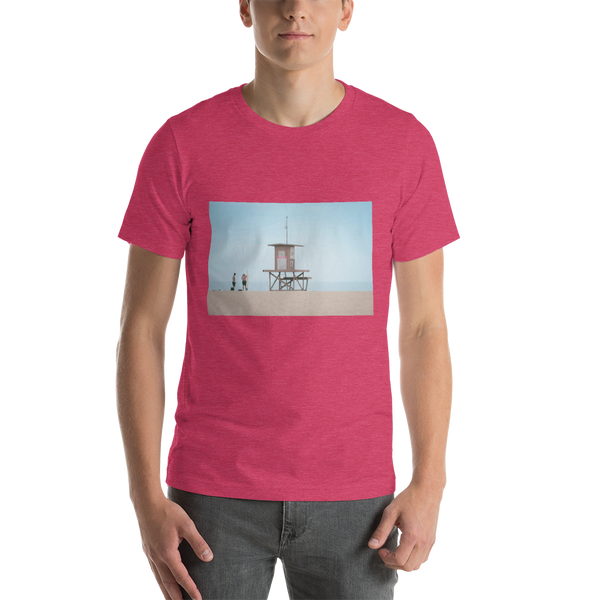 SoCal Beach Shirt, Short-Sleeve Unisex Giclee / White / XS Tracy McCrackin Photography Clothing - Tracy McCrackin Photography