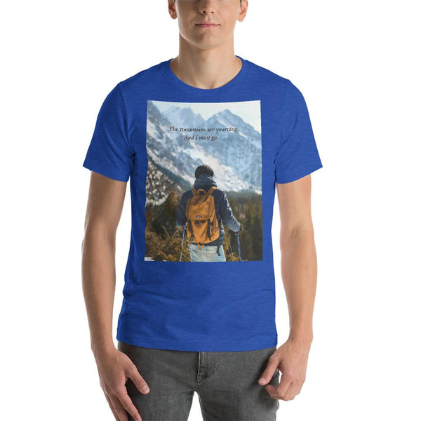 The Mountains are Calling Short-Sleeve Unisex T-Shirt Giclee / Black / XS Tracy McCrackin Photography - Tracy McCrackin Photography