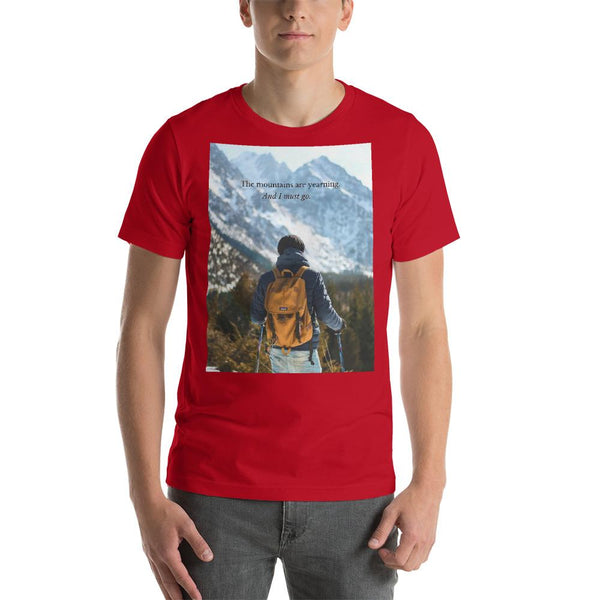 The Mountains are Calling Short-Sleeve Unisex T-Shirt Giclee / Black / XS Tracy McCrackin Photography - Tracy McCrackin Photography
