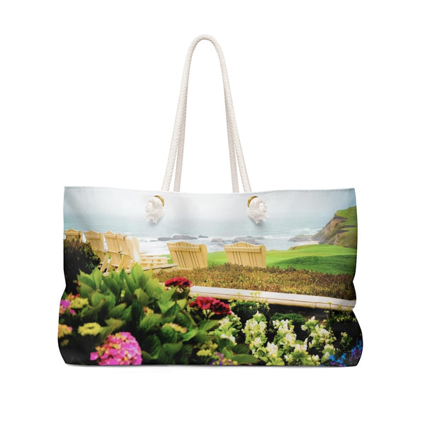 Beachy Weekender Bag - Carmel, California 24x13 Printify Bags - Tracy McCrackin Photography