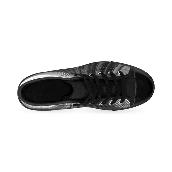 City High-rise Men's High-top Sneakers Black / US 9 Printify Clothing - Tracy McCrackin Photography