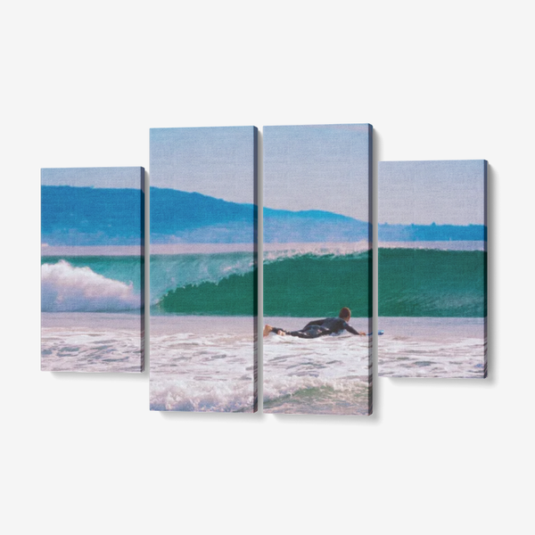 Catching the Big One - 4 Piece Canvas Wall Art - Framed Ready to Hang 4x12"x32 4 x 12 x 32 / Canvas Only(rolled) Printy6 Wall art - Tracy McCrackin Photography