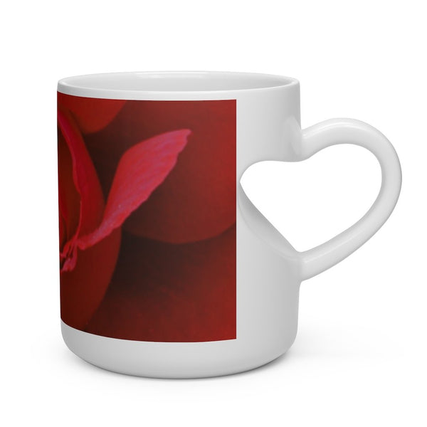 Heart Shape Rose Mug 11oz Printify Mug - Tracy McCrackin Photography