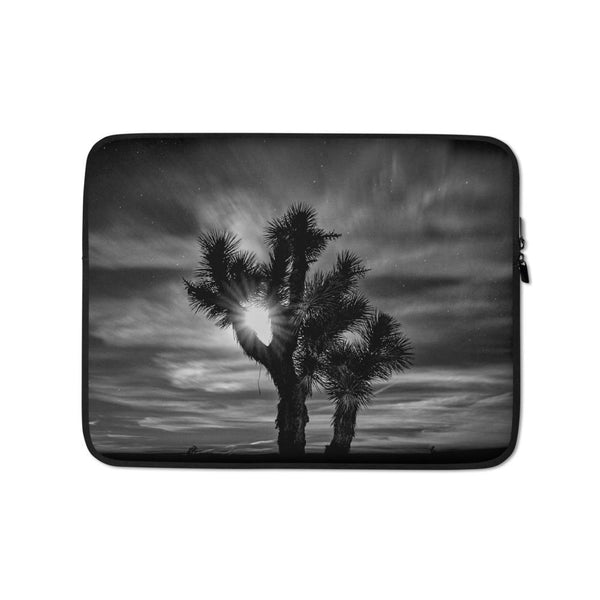 Joshua Tree BW Laptop Sleeve - California 15 in Tracy McCrackin Photography - Tracy McCrackin Photography