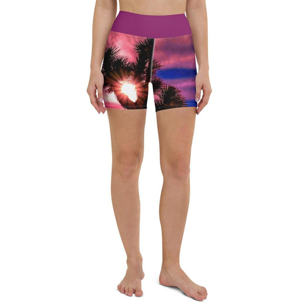 Joshua Tree Colorful Yoga Shorts - California XS Tracy McCrackin Photography - Tracy McCrackin Photography