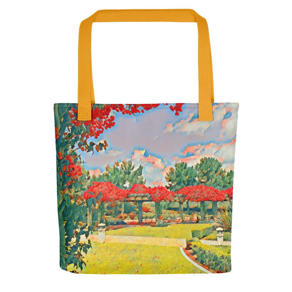 Garden Path Tote bag Giclee / Black Tracy McCrackin Photography - Tracy McCrackin Photography