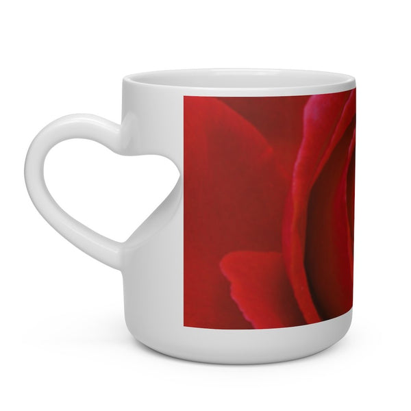 Heart Shape Rose Mug 11oz Printify Mug - Tracy McCrackin Photography