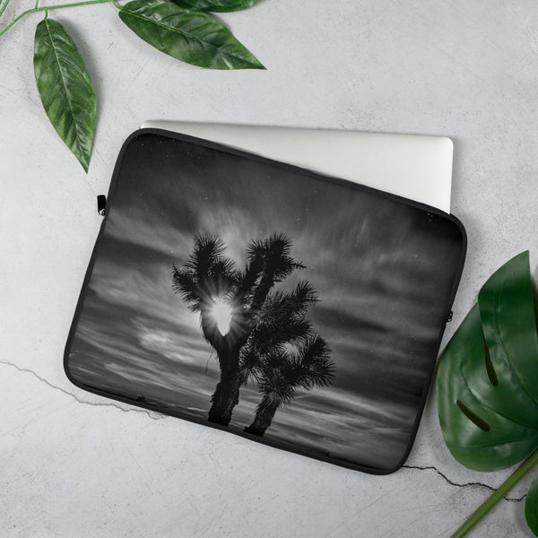 Joshua Tree BW Laptop Sleeve - California Tracy McCrackin Photography - Tracy McCrackin Photography