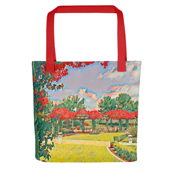 Garden Path Tote bag Giclee / Black Tracy McCrackin Photography - Tracy McCrackin Photography