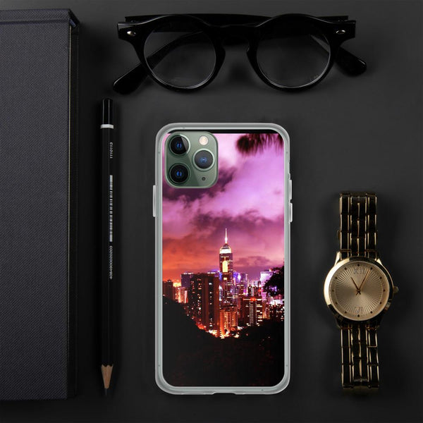 Hong Kong Ruby Sky iPhone Case iPhone 11 Tracy McCrackin Photography - Tracy McCrackin Photography