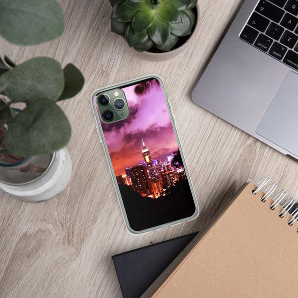 Hong Kong Ruby Sky iPhone Case iPhone 11 Tracy McCrackin Photography - Tracy McCrackin Photography