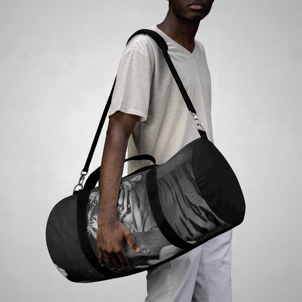 Lion Duffel Bag Small Printify Bags - Tracy McCrackin Photography