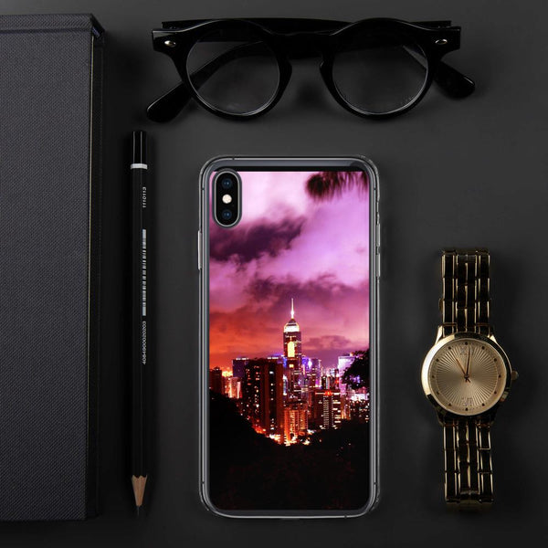 Hong Kong Ruby Sky iPhone Case iPhone 11 Tracy McCrackin Photography - Tracy McCrackin Photography