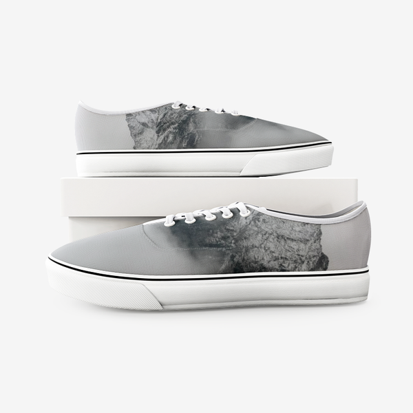 Mountain Mist Unisex Canvas Sneakers White / 5 Women Printy6 Clothing - Tracy McCrackin Photography