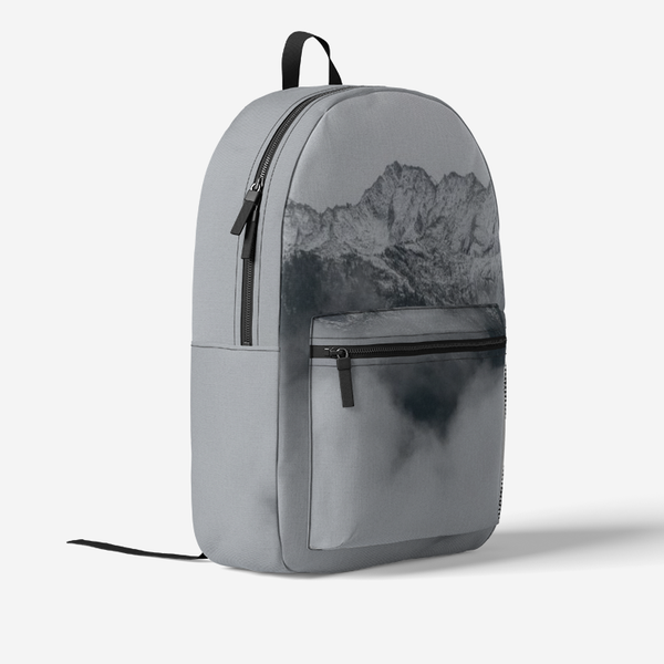 Mountain Mist Utility Backpack Black Printy6 Bags - Tracy McCrackin Photography