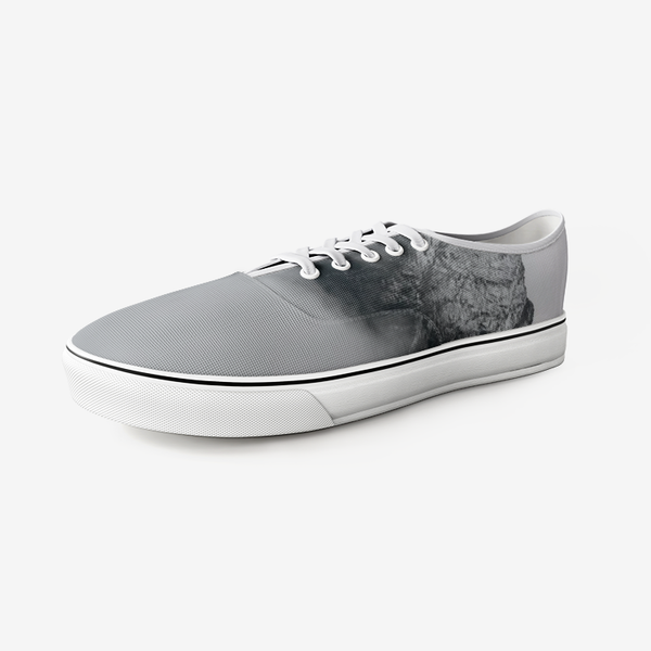 Mountain Mist Unisex Canvas Sneakers White / 5 Women Printy6 Clothing - Tracy McCrackin Photography