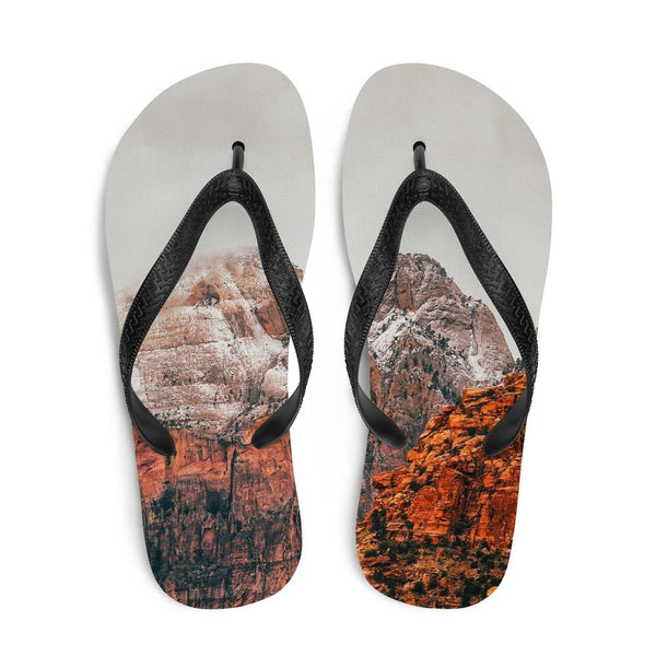 Mt. Zion Flip-Flops S Tracy McCrackin Photography Shoes - Tracy McCrackin Photography
