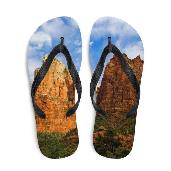 Red Rocks Flip-Flops S Tracy McCrackin Photography Shoes - Tracy McCrackin Photography