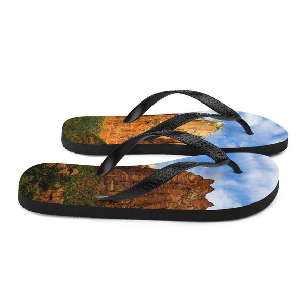 Red Rocks Flip-Flops S Tracy McCrackin Photography Shoes - Tracy McCrackin Photography