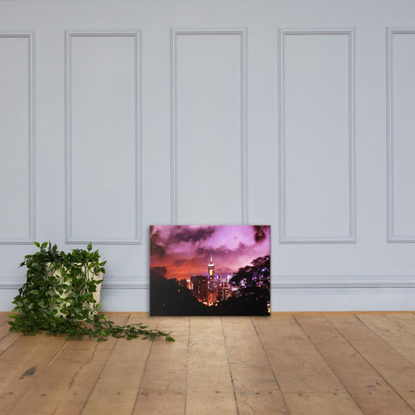 Ruby City Nightscape Canvas (Colored) 12×16 Tracy McCrackin Photography - Tracy McCrackin Photography